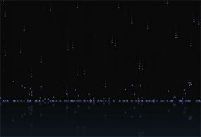 HTML5 Canvas雨滴掉落特效